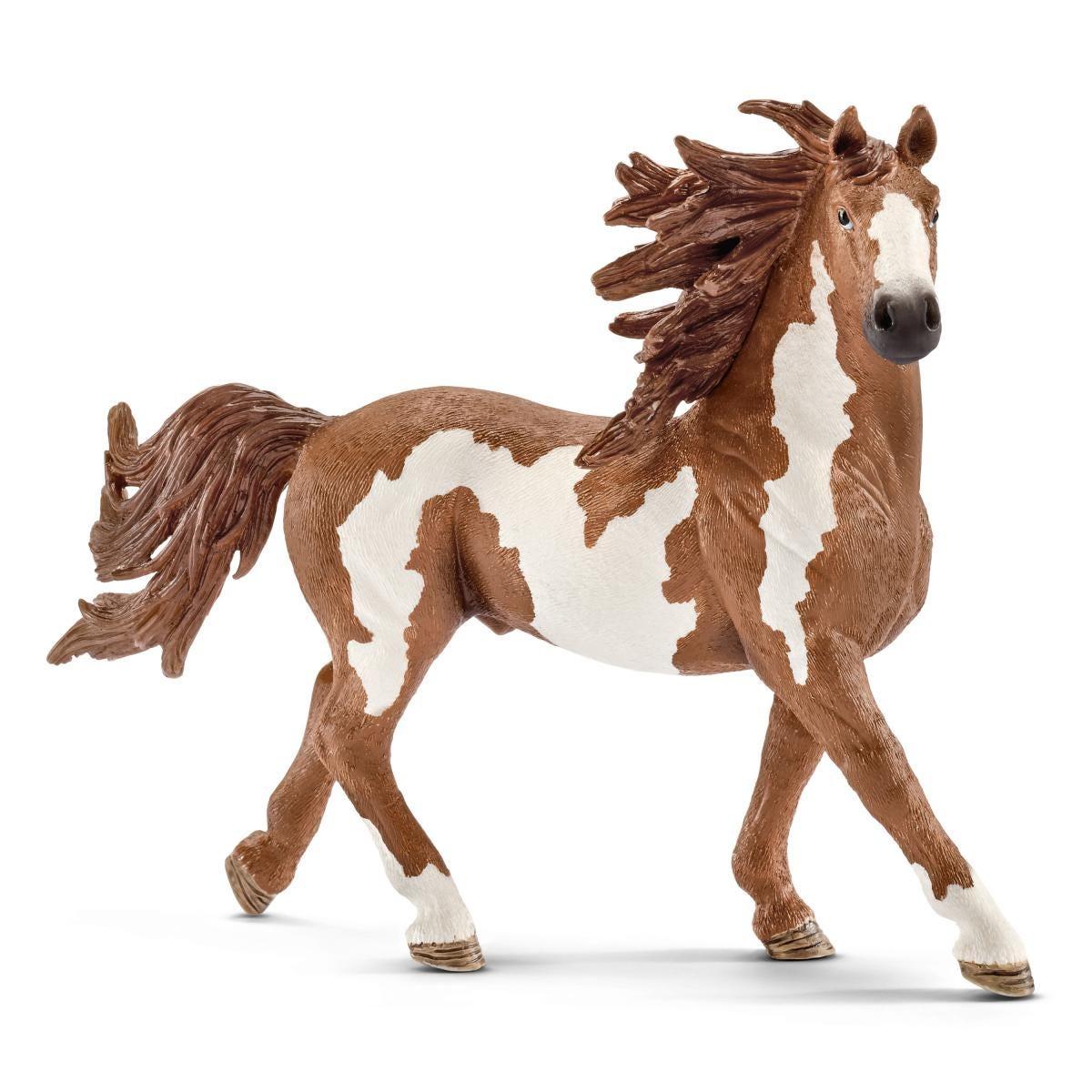 schleich FARM WORLD 13794 action figure giocattolo (SCHLEICH Farm World Pinto Stallion Toy Figure Brown/White 3 to 8 Years 1379