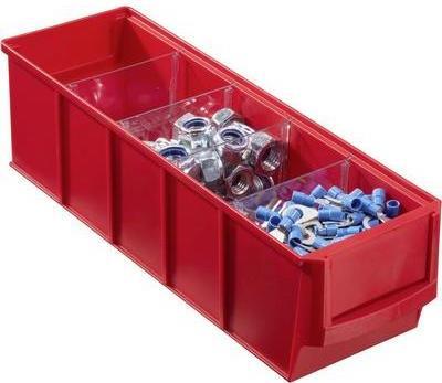 Scatola portaoggetti Allit ProfiPlus ShelfBox 300S rosso (L x P x A) 91 x 300 x 81 mm (456521)