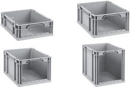 Allit Storage Box Profiplus Eurostore L422, Eurobox grigio realizzato in PP, aperto al 90% sul davanti, - 1 pezzo (456832)