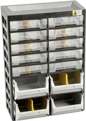 Allit Warehouse Magazine (W X H X D) 305 x 435 mm nero, grigio, giallo Varioplus Basic d 21 458140 1 St. (458140)