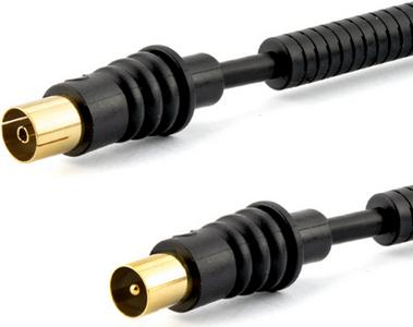 E+P da 301 g allentati. Connessione 1: coassiale, connessione 2: connessioni di connessione coassiale, rivestimento: oro. Lungh