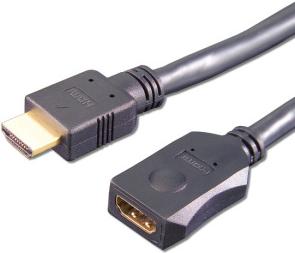 E & P Elektrik Handels GmbH & Co.kg HDMV 402 - 2 m - HDMI Tipo A (Standard) - HDMI Tipo A (Standard) - 3D - 0,1 Gbit/S - Black