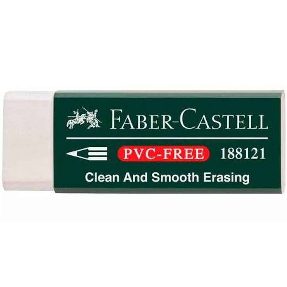 Gomma da cancellare Faber-Castell Bianco (20 Unit )