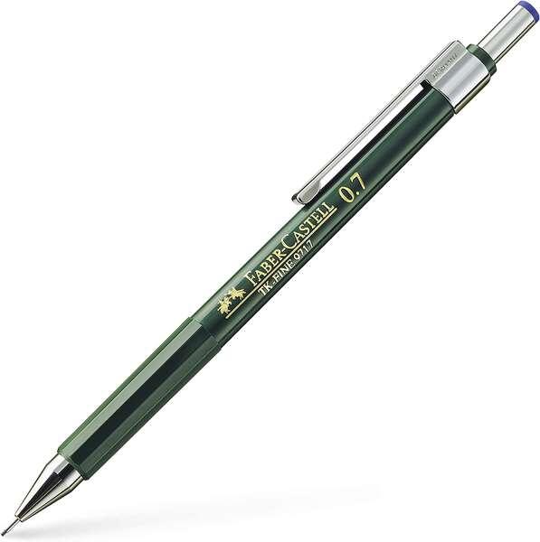 Faber-Castell TK-Fine 9713 Portamine - Piombo HB - Corsa 0.7 mm - Gomma integrata