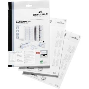 Cartelli segnaletici DURABLE Piastra inserto Dp 61x210 20pz. 210 x 61 cm bianco
