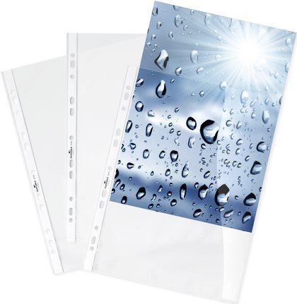 Buste trasparenti A4 DURABLE PREMIUM - cristalline - 100 pezzi