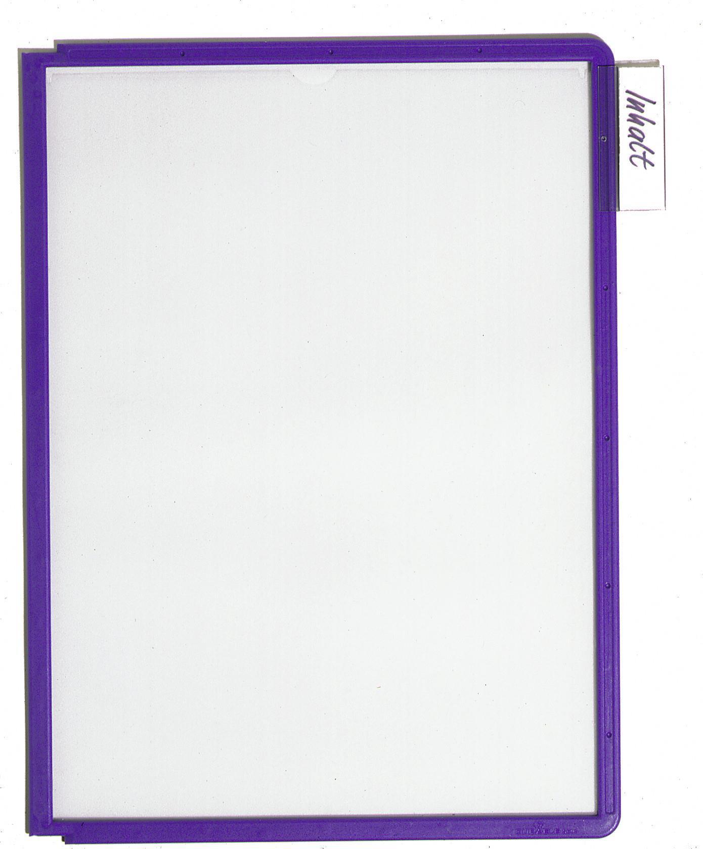 Pannelli espositivi DURABLE viola 5 pezzi. DIN A4 viola