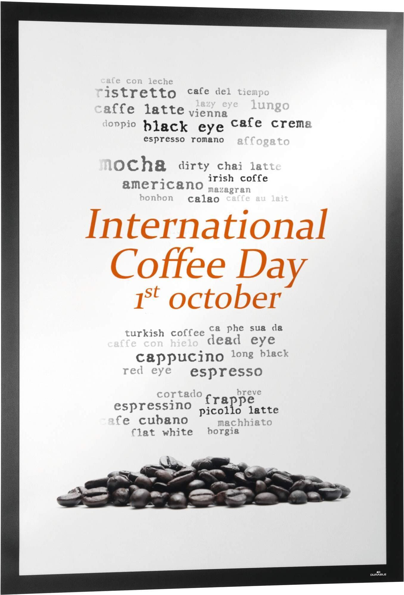 Cornice espositiva DURAFRAMEÃ‚Â® POSTER 50x70 cm Durable - nero 5054-01