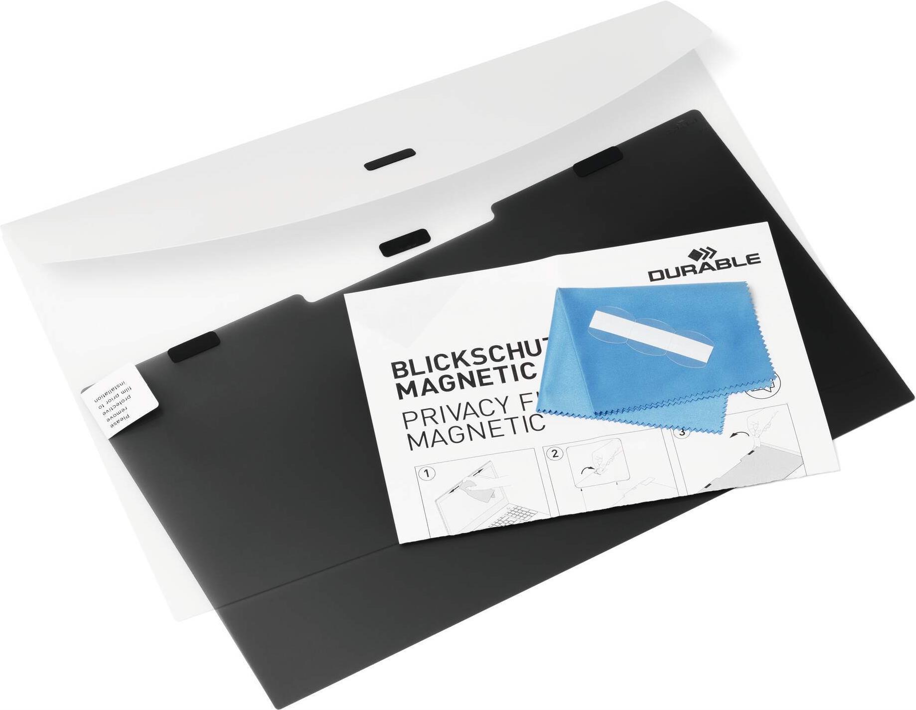 Filtro per la privacy DURABLE magnetico 16''/16:10/antracite/grigio