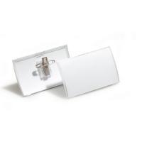 Badge portanome DURABLE Click Fold 4x75 cm combinazione 25pz 75 cm x 4 cm pellicola PP trasparente