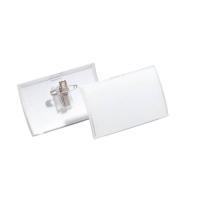 Badge portanome DURABLE Click Fold 54x9 cm combinazione 25pz 9 cm x 54 cm pellicola PP trasparente