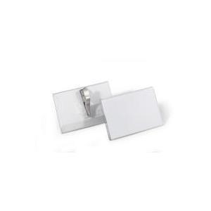 Targhette portanome DUREVOLI. Clip in coccodrillo 54x90 cm x 54 cm pellicola rigida trasparente