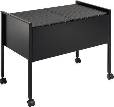 DUREVOLE carrello portadocumenti sospeso Foldboy doppio binario nero nero