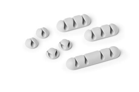 Durable CAVOLINE Clip Grey Pack 7 - 504110