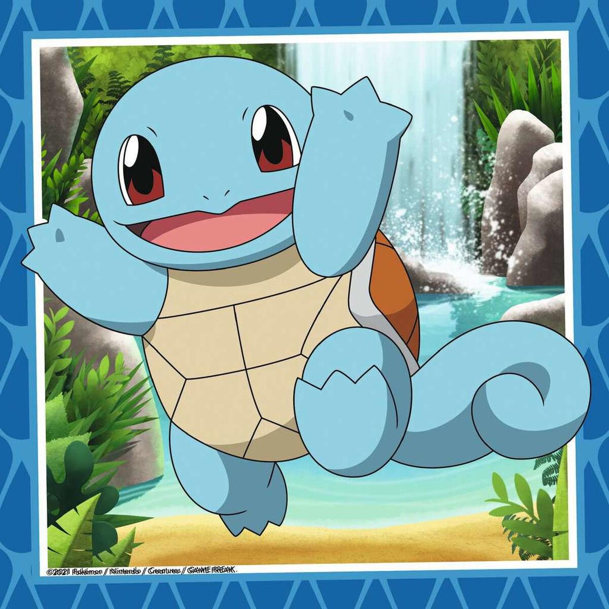 Set di 3 Puzzle PokÃƒÂ©mon Ravensburger 05586 Bulbasaur, Charmander & Squirtle 147 Pezzi