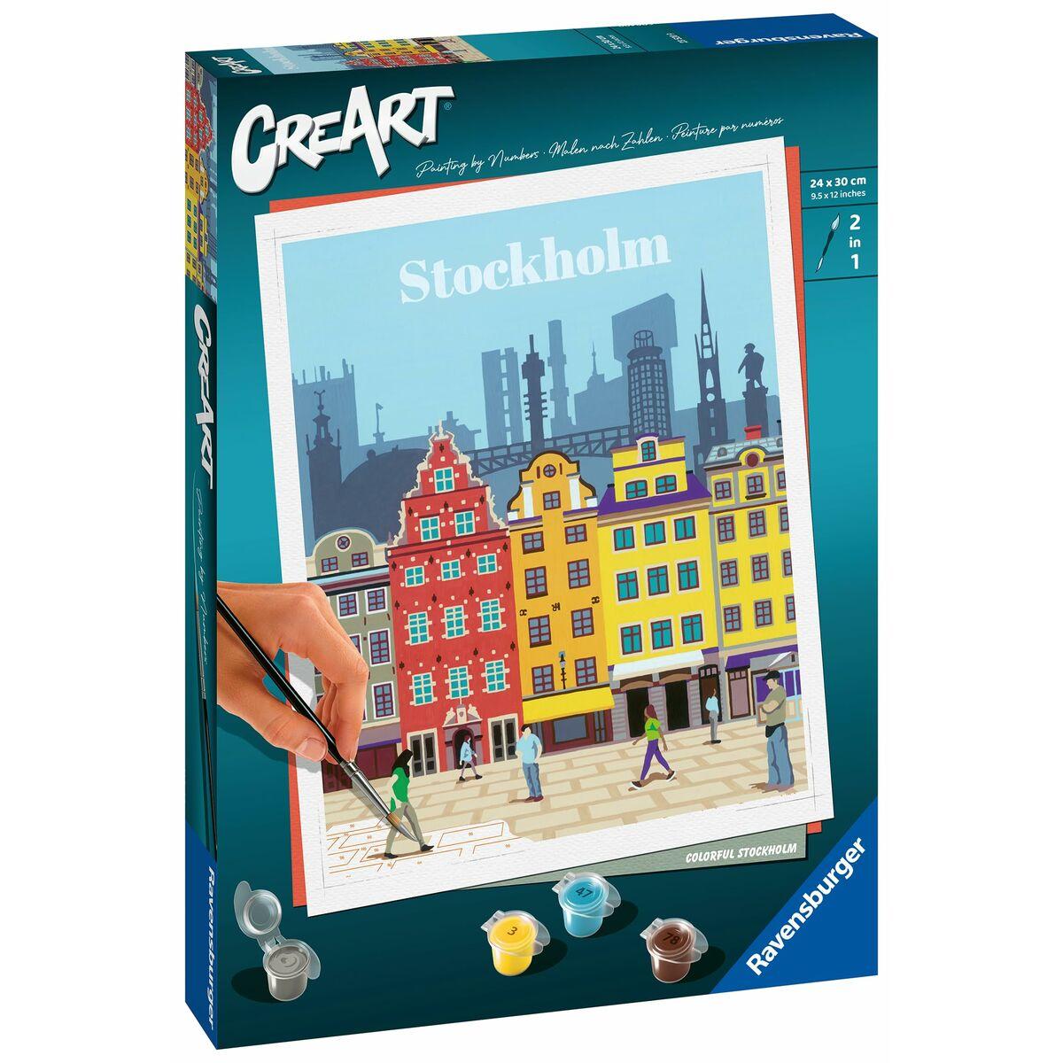 Set Pittura per Numeri Ravensburger Stockholm