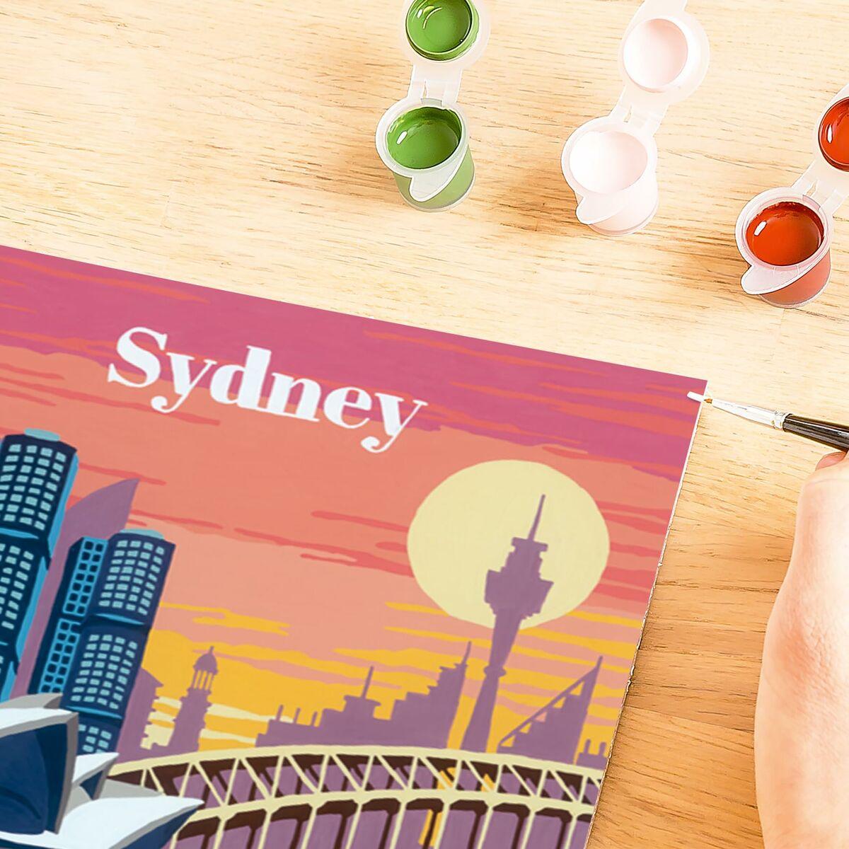 Set Pittura per Numeri Ravensburger Sydney
