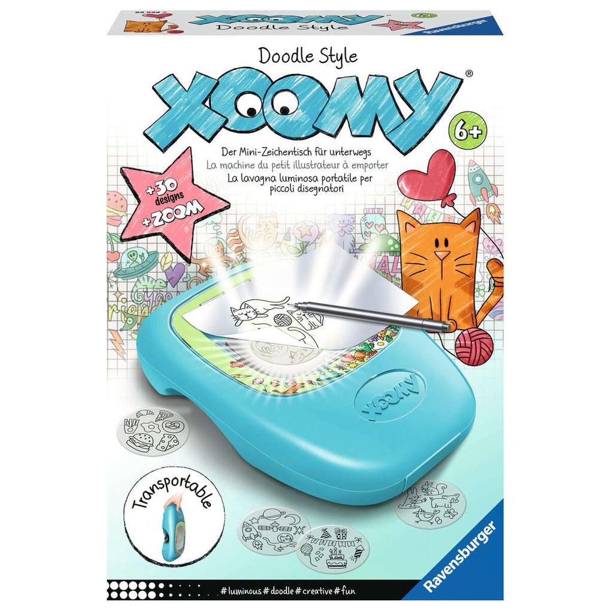 Crea Disegni Xoomy Ravensburger Doodle Style Azzurro 1 Pezzi