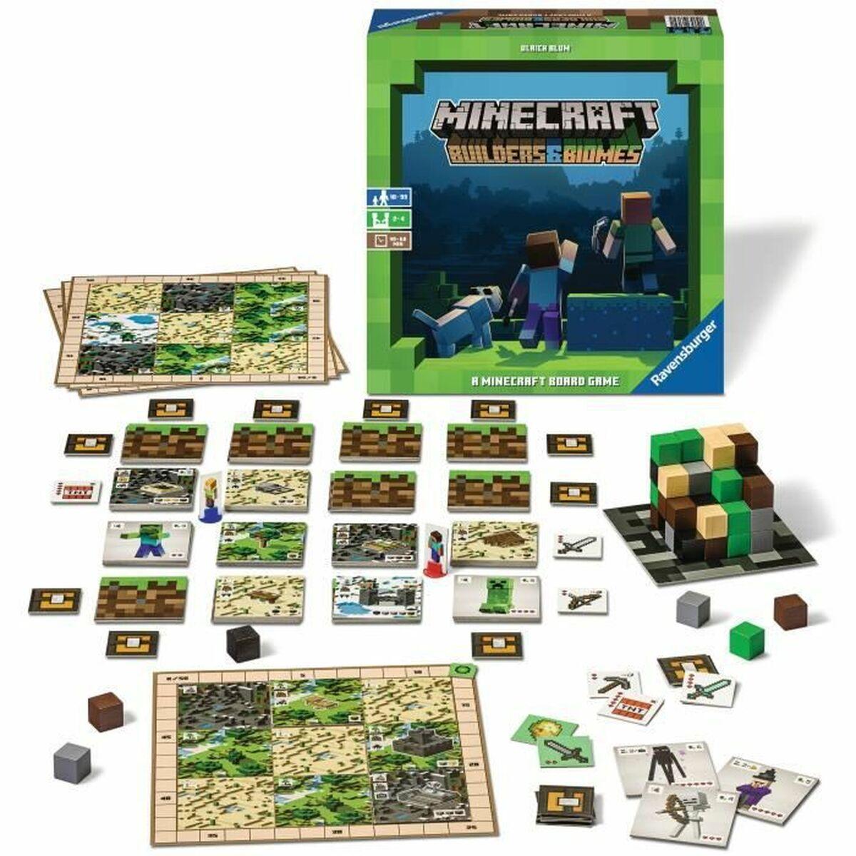 Ravensburger Minecraft Builders & Biomes Gioco da tavolo Con tessere