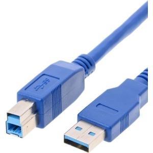 Cavo di collegamento Helos USB 3.0 da spina A a spina B, blu, 1,8 m