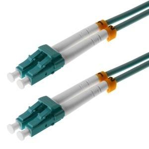 Cavo patch in fibra ottica Helos LC/LC Duplex 50/125ÃŽÂ¼m OM3 acqua 3,0m