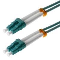 Cavo patch in fibra ottica Helos LC/LC Duplex 50/125ÃŽÂ¼m OM3 acqua 5,0m