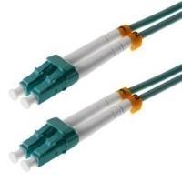 Cavo patch in fibra ottica Helos LC/LC Duplex 50/125ÃŽÂ¼m OM3 acqua 10,0m