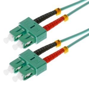Cavo patch in fibra ottica Helos SC/SC Duplex 50/125ÃŽÂ¼m OM3 acqua 20,0m