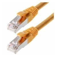 Cavo patch Helos SF/UTP Cat 5e giallo 0,5 m
