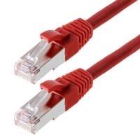 Cavo patch Helos SF/UTP Cat 5e rosso 5,0 m