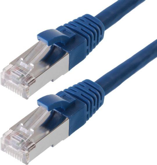Cavo patch Helos S/FTP Cat 6 blu 2,0 m
