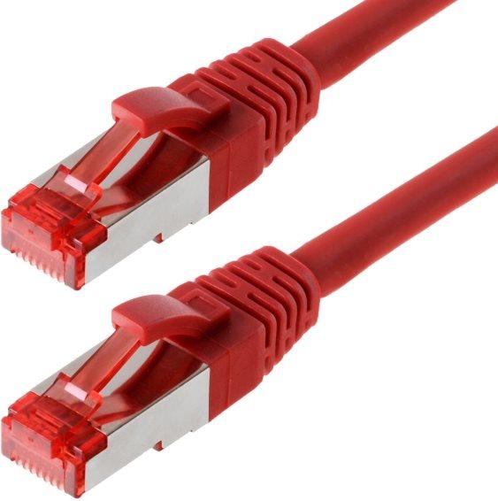 Cavo patch Helos S/FTP Cat 6 rosso 0,25 m