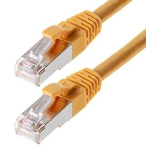 Cavo patch Helos S/FTP Cat 6 giallo 30,0 m
