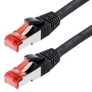 Cavo patch Helos S/FTP Cat 6 nero 2,0 m