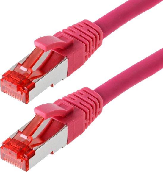 Cavo patch Helos S/FTP Cat 6 magenta 3,0 m