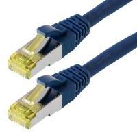 Cavo patch Helos S/FTP Cat 6a blu 30,0 m
