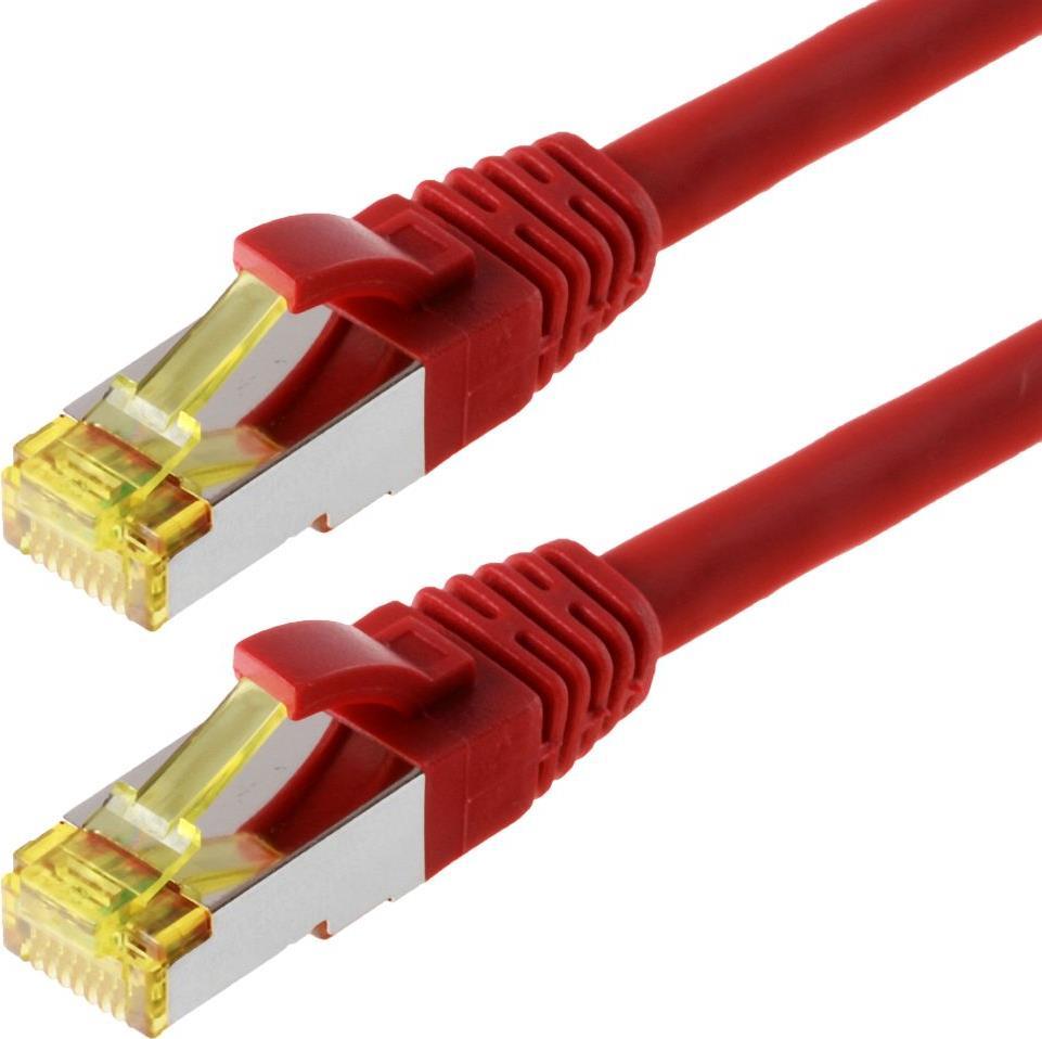 Cavo patch Helos S/FTP Cat 6a rosso 20,0 m