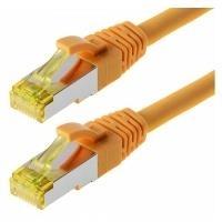 Cavo patch Helos S/FTP Cat 6a giallo 10,0 m