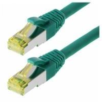 Cavo patch Helos S/FTP Cat 6a verde 3,0 m