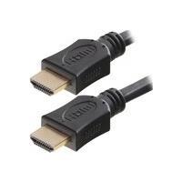 Cavo di collegamento Helos, HDMI maschio/maschio, FULL HD, BASIC, 7,5 m, nero