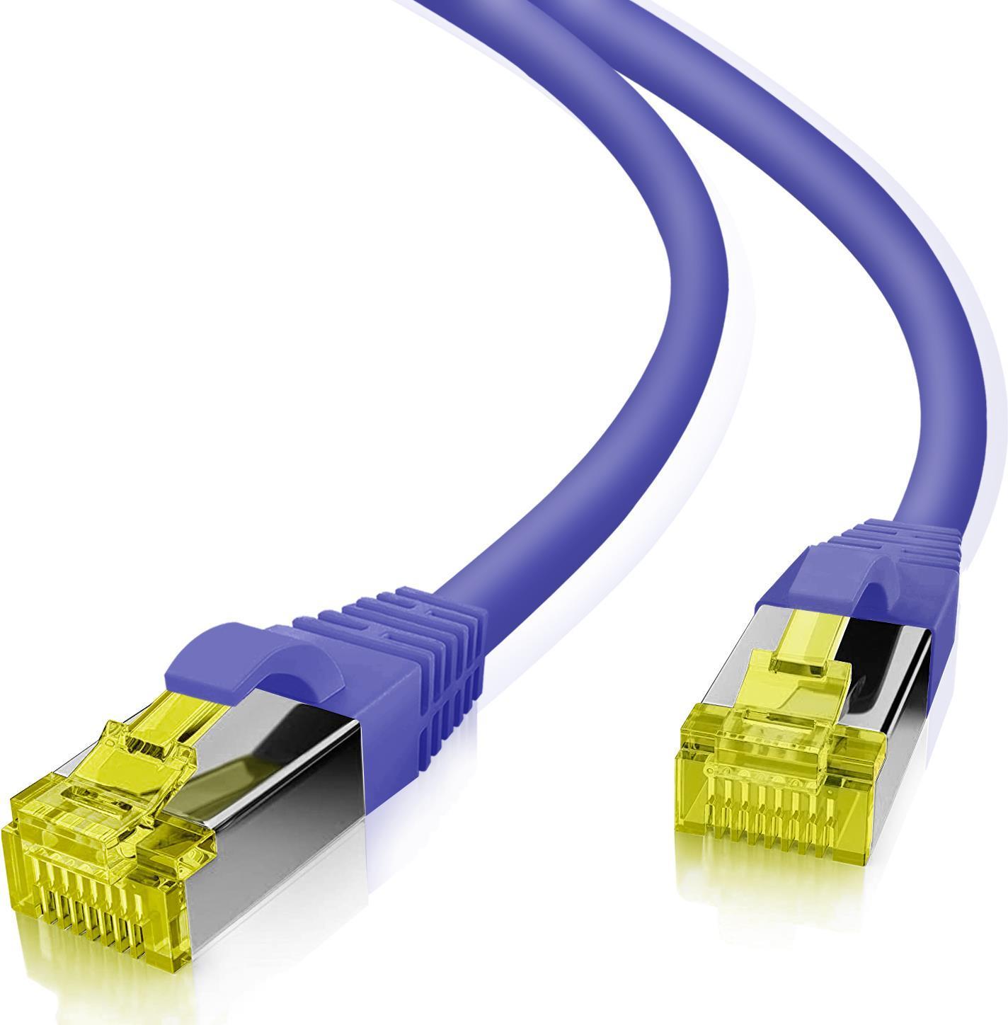 Cavo patch Helos S/FTP Cat 6a viola 30,0 m