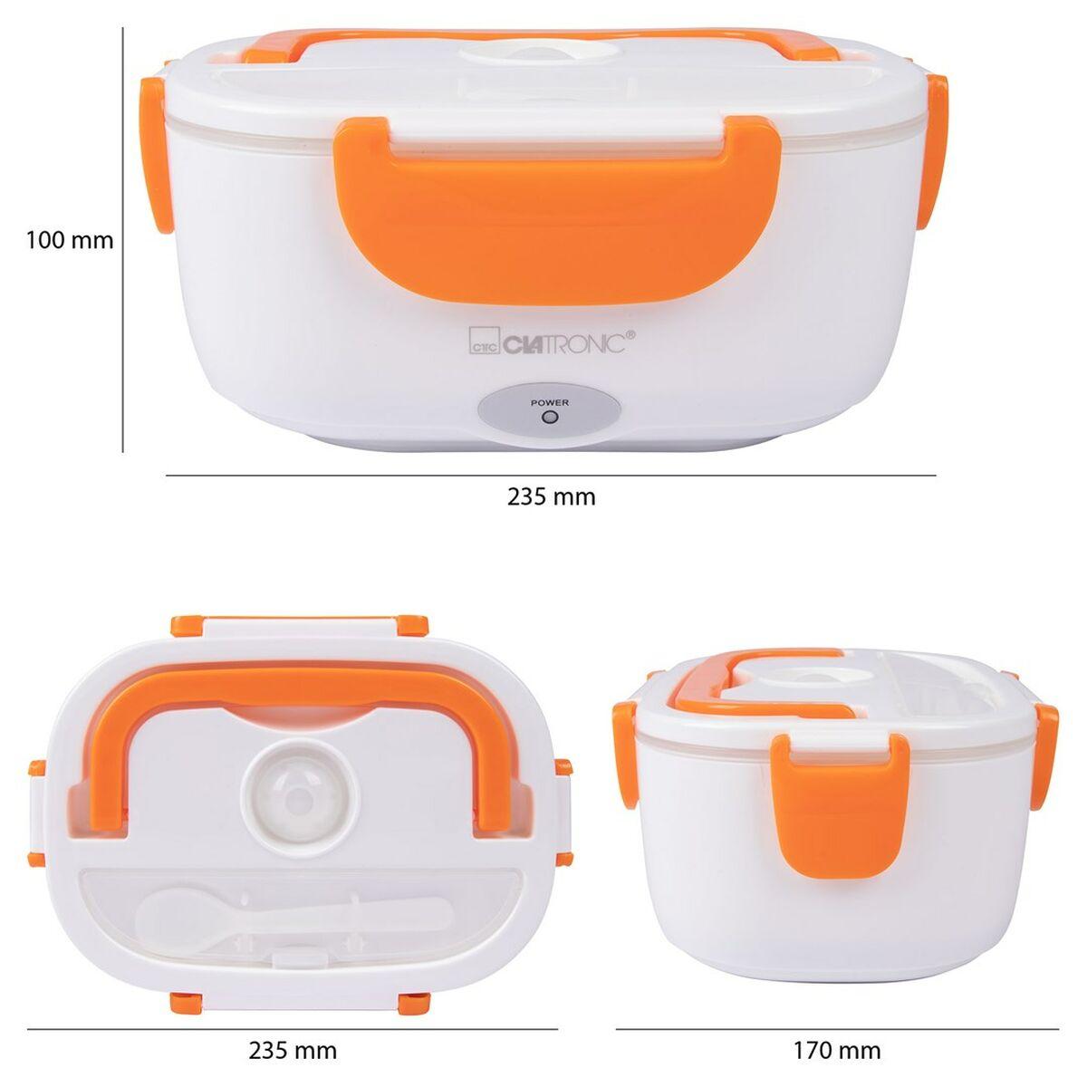 Porta pranzo Clatronic LB 3719 Arancio Bianco/Arancione Plastica Rettangolare 1,7 L