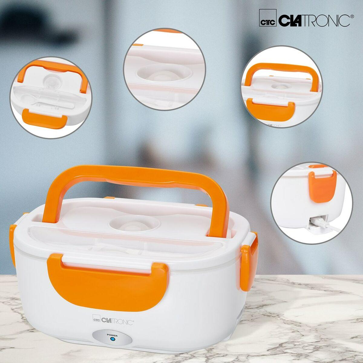 Porta pranzo Clatronic LB 3719 Arancio Bianco/Arancione Plastica Rettangolare 1,7 L