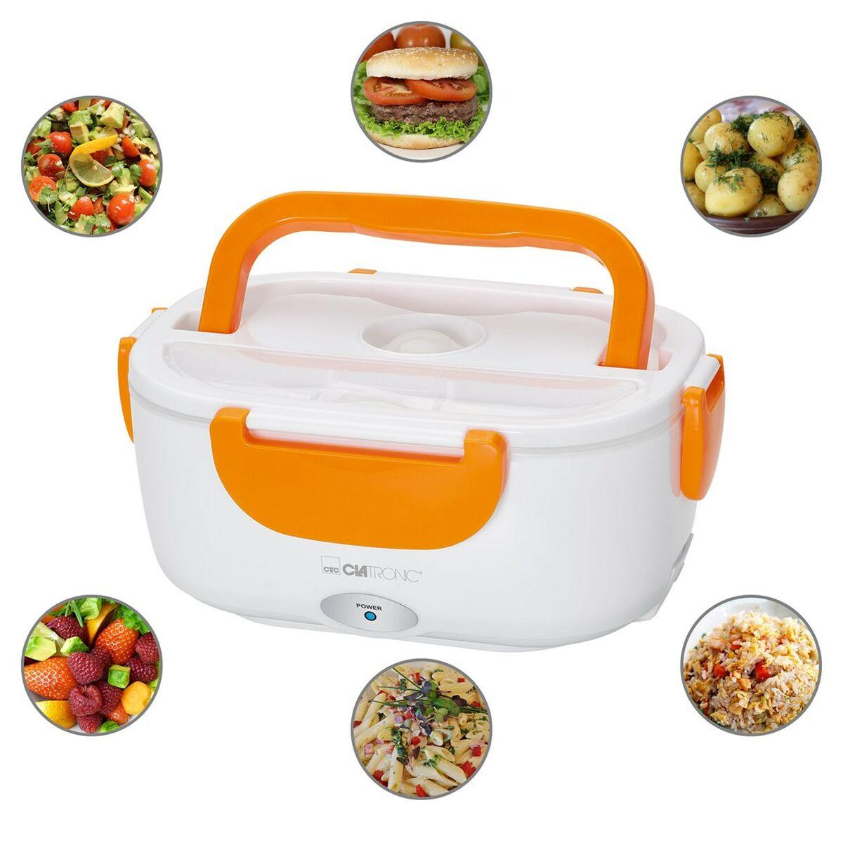 Porta pranzo Clatronic LB 3719 Arancio Bianco/Arancione Plastica Rettangolare 1,7 L