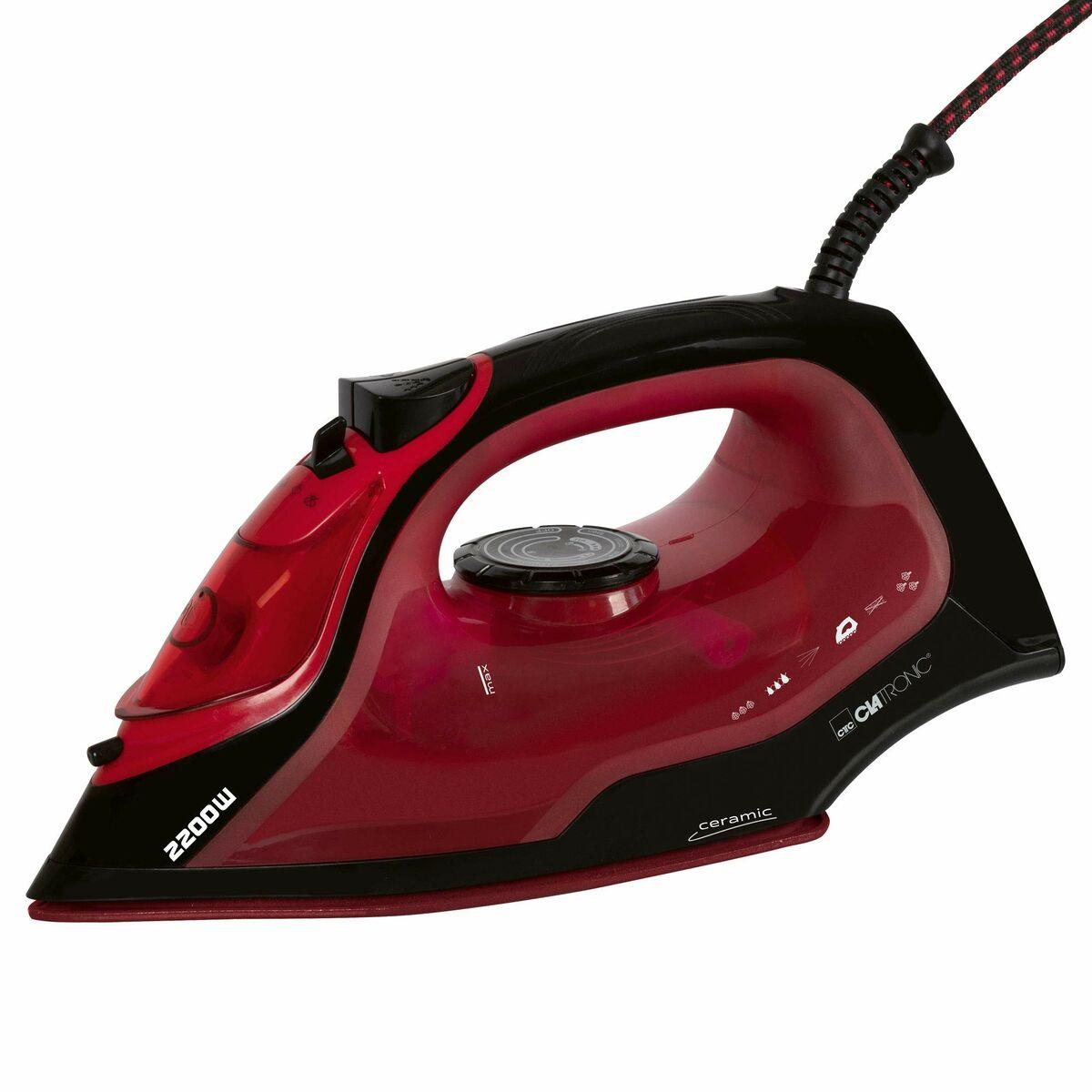 Ferro da stiro a vapore Clatronic 2200W DB 3752 (rosso-nero)