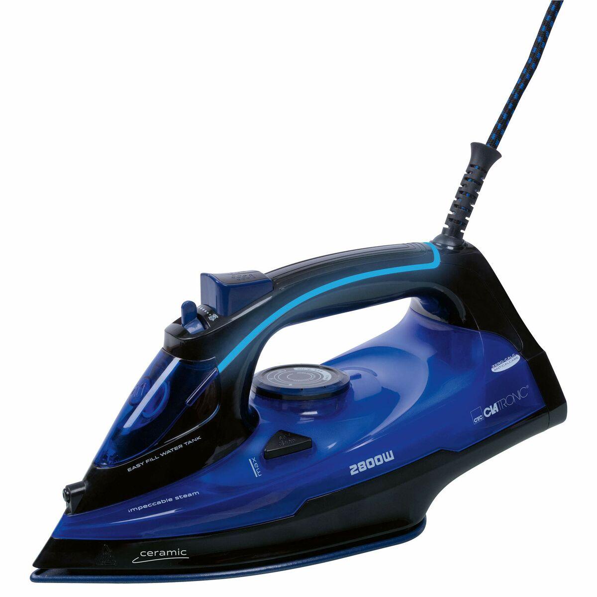 Ferro da stiro a vapore Clatronic 2800W DB 3755 (blu-nero)