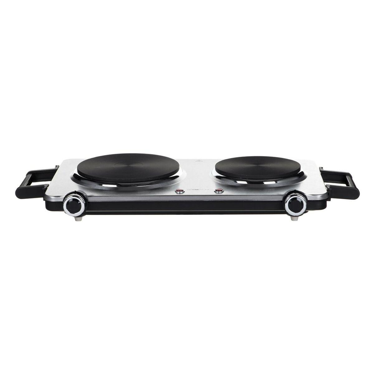 Piastra Elettrica Clatronic DKP 3668 E Nero Acciaio 1500 W 2500 W
