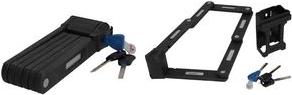 Fischer Folding Bike Lock Protec Plus+ FK85, Lunghezza: 850 mm Acciaio di qualità estremamente resistente, alta sicurezza - 1