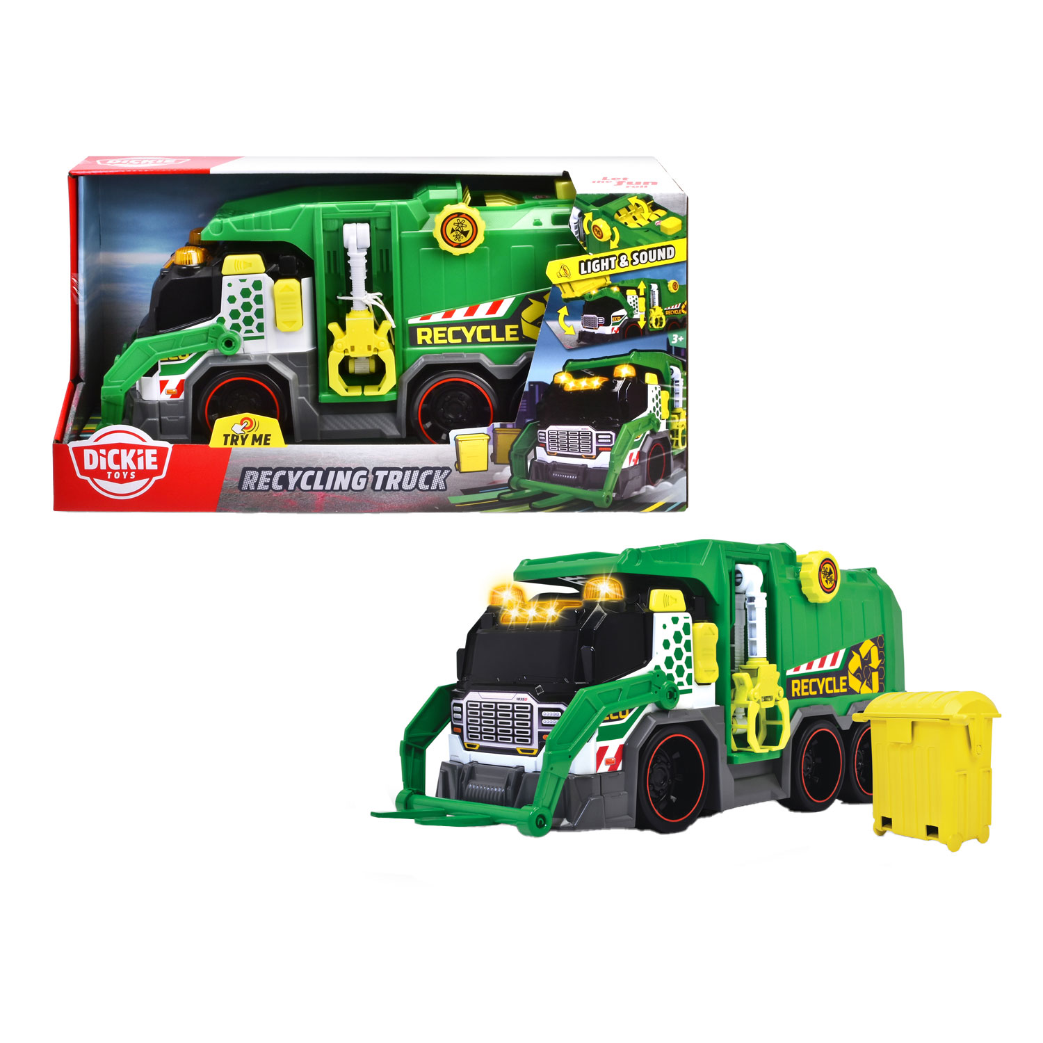 Camion per il riciclaggio