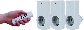 REV Telecontrol 3+1 3x socket + 1x Remote control